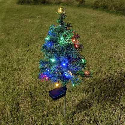 🎄 Solar Christmas Tree Garden Light – Festive Outdoor Holiday Decor