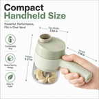 USB rechargeable handheld food processor, portable food processing tool
