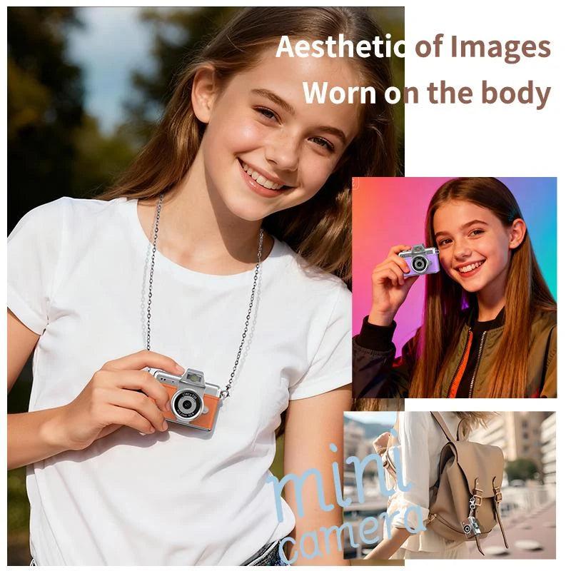 Y2K Pocket Mini Digital Camera 📸 1.47" LCD Screen Compact Photo & Video Cam (No TF card)