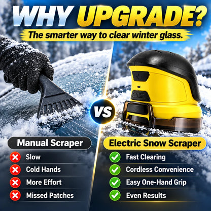 🚗 Cordless Electric Car Snow Remover – Clear Winter Snow with Ease! ❄️