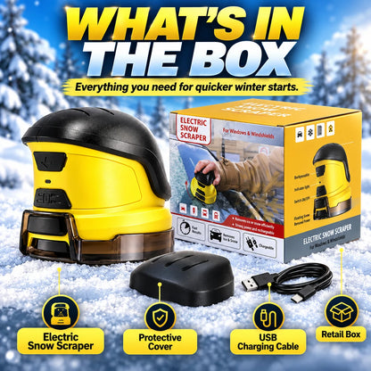 🚗 Cordless Electric Car Snow Remover – Clear Winter Snow with Ease! ❄️