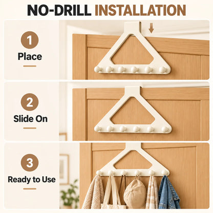 Over-the-door Triangle Hanging Organizer
