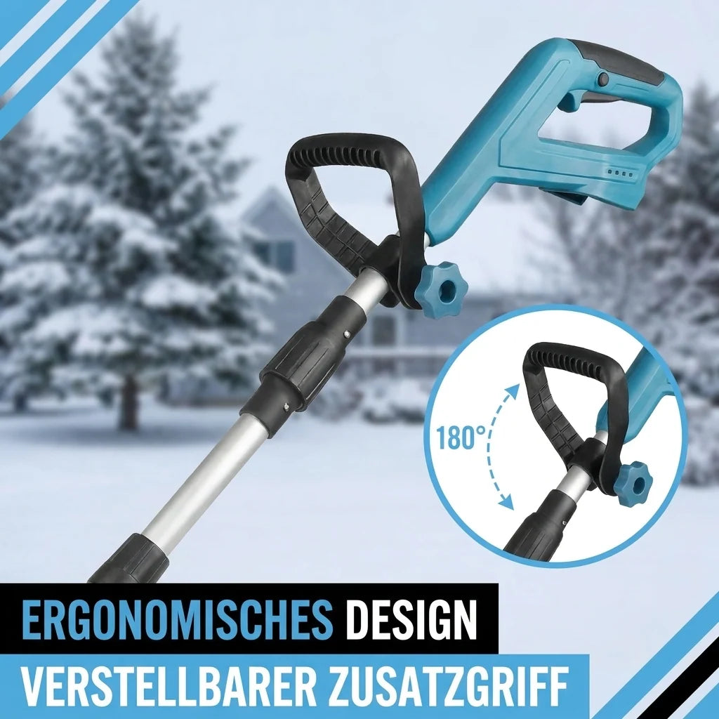 ❄️ 21V Cordless Electric Snow Shovel – Lightweight, Powerful & Easy Snow Removal | 60-Min Runtime