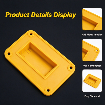 🔩Heavy-Duty ABS Drill Tool Holder – Wall Mount Rack for 20V/12V Drills & Batteries, Garage & Workshop Organizer