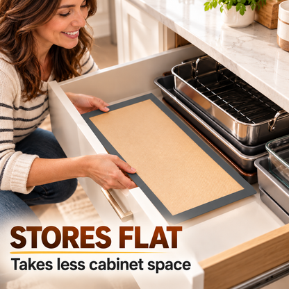 🔥 Reusable Non-Stick Silicone Baking Mat – Bake More, Clean Less! ✨
