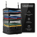 🧳 Travel Hanging Closet Organizer Bag with Hooks & Compression Straps
