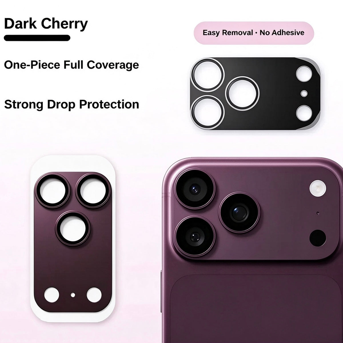 🛡️ Ultra-Slim Metal Lens Protector for iPhone 18 Series – One-Piece Seamless Coverage