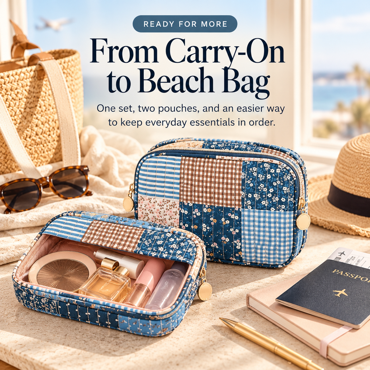 2-in-1 Travel Organizer — Pack Smarter, Find Everything Faster
