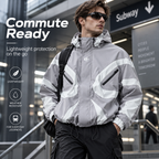 Men's Futuristic Techwear Windbreaker