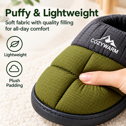 Plush Winter Slippers – Warm Cushioned Indoor Shoes
