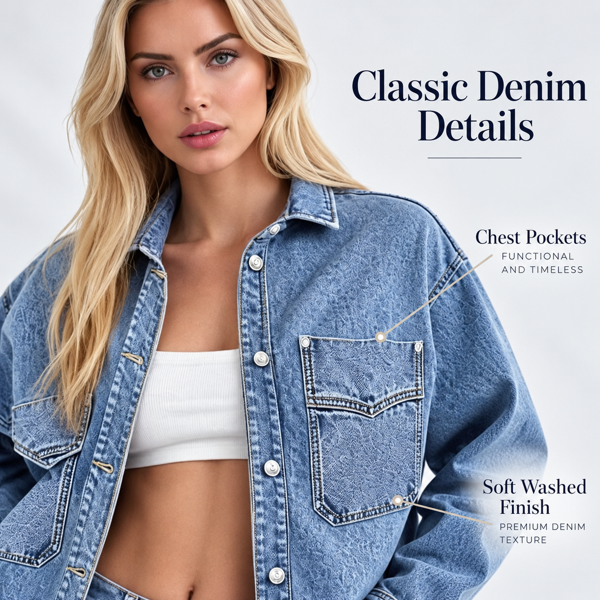 Women’s Relaxed Everyday Denim Jacket