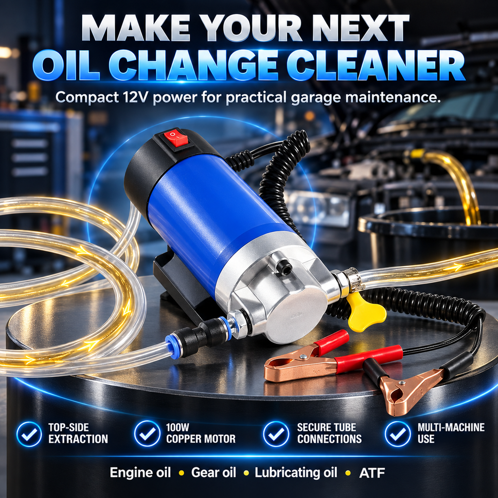 12V 100W Efficient Powerful Self-Priming Oil Pump