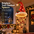 🎄Lighted Santa Hat Hanging Chandelier