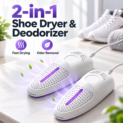 2-in-1 Shoe Dryer & Deodorizer – Quick Drying