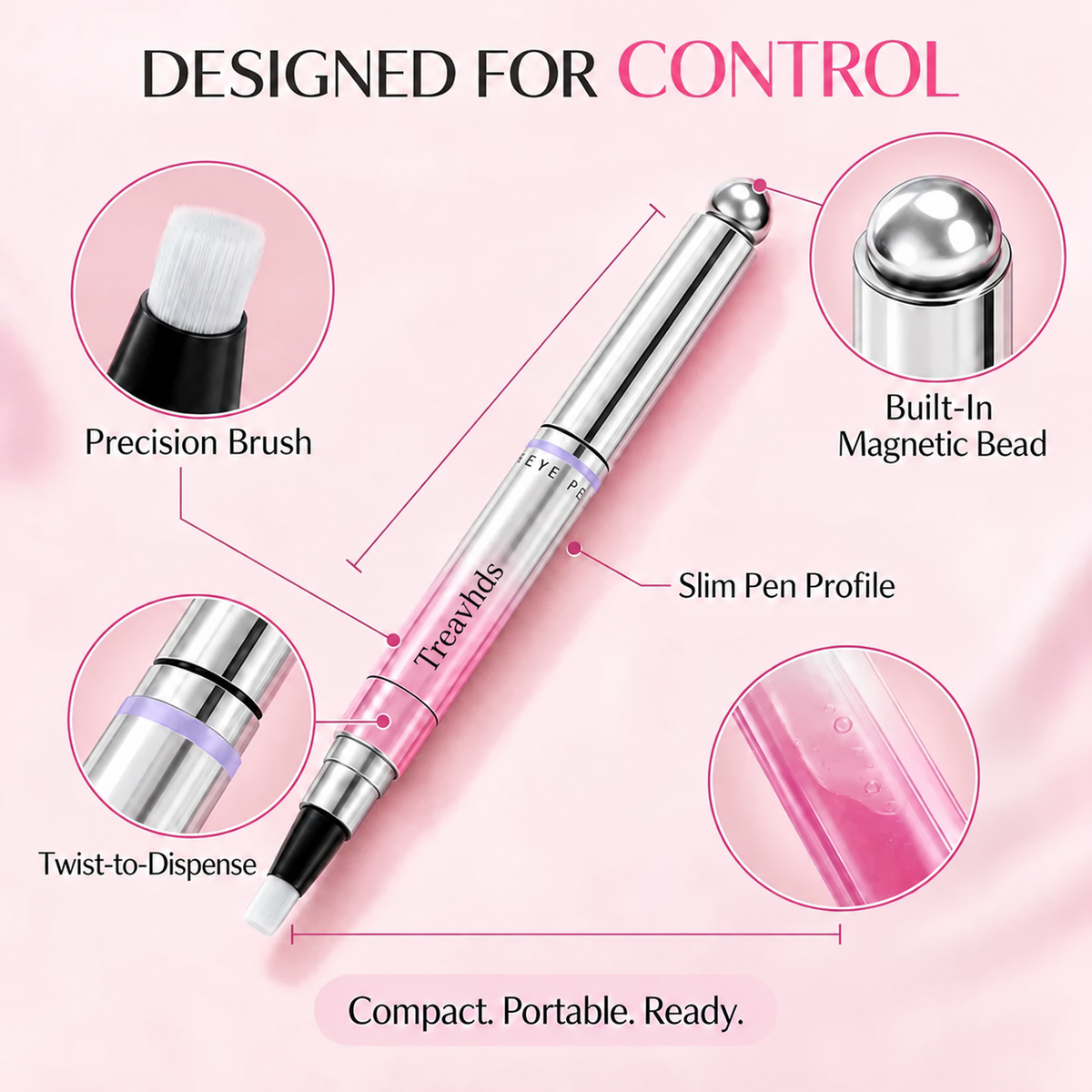 ⭐All-in-One Magnetic Cat-Eye Gel Nail Pen