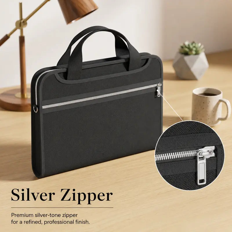 🛡️ Asset Safe Haven | Heavy-Duty Fireproof & Waterproof Expanding File Organizer Bag with Portable Handle 📁