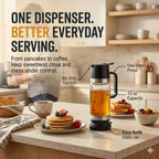 No-Drip Honey Dispenser for Clean, Effortless Everyday Pouring
