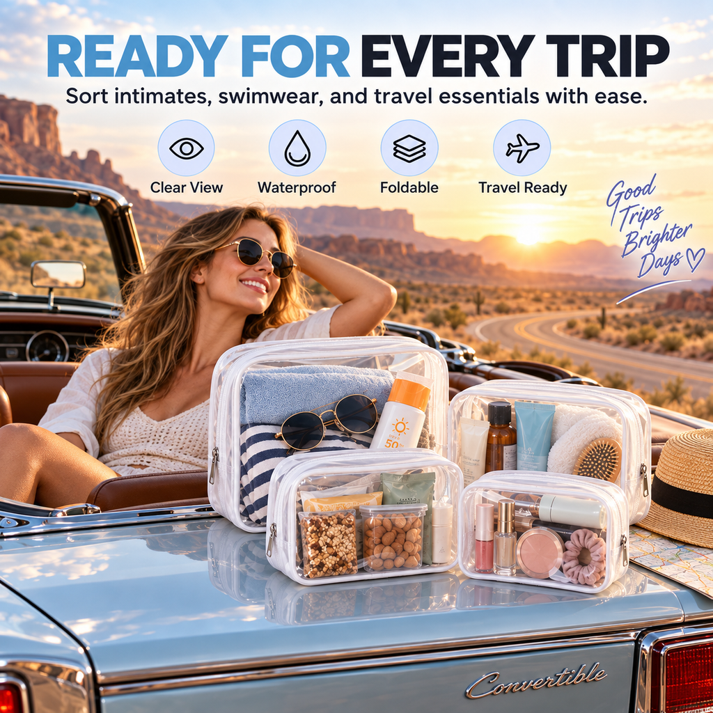 Clear Travel Bags That Make Packing Faster and Easier