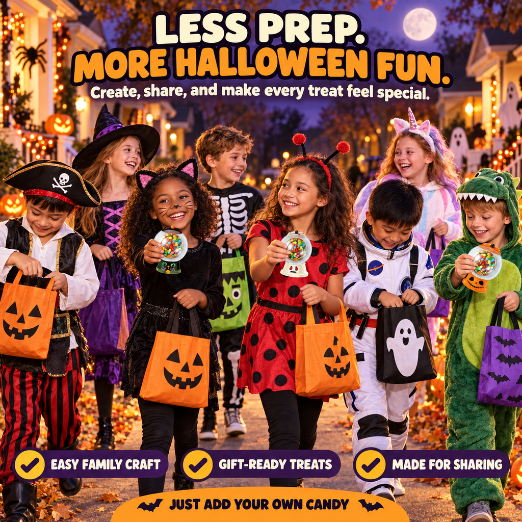 DIY Candy Card Kit That Makes Halloween Treats Unforgettable