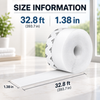 🔥32.8Ft Door Weather Stripping | Adhesive Draft Stopper Seal Strip for Doors, Windows & Shower Doors