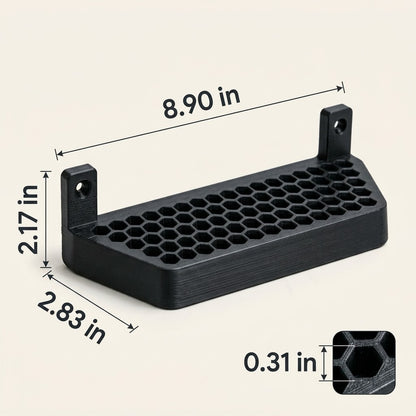 Wall Mounted Screwdriver Organizer – Space-Saving Honeycomb Tool Holder with 2 Free Mounting Screws