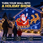 🎄Christmas LED House Net & Smart Outdoor Wall Curtain Light✨