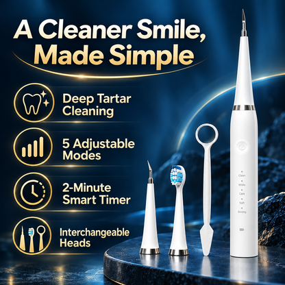 🦷 The Ultimate Sonic Clean Routine Set | 5-Mode Oral Care System 🚀