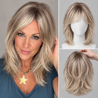 Natural Human Hair Topper – Invisible Volume & Seamless Blend