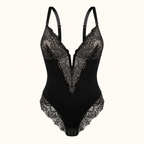 Double Control Lace V-Neck Bodysuit | Shapewear & Tummy Control