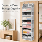Large capacity hanging storage bag behind the door