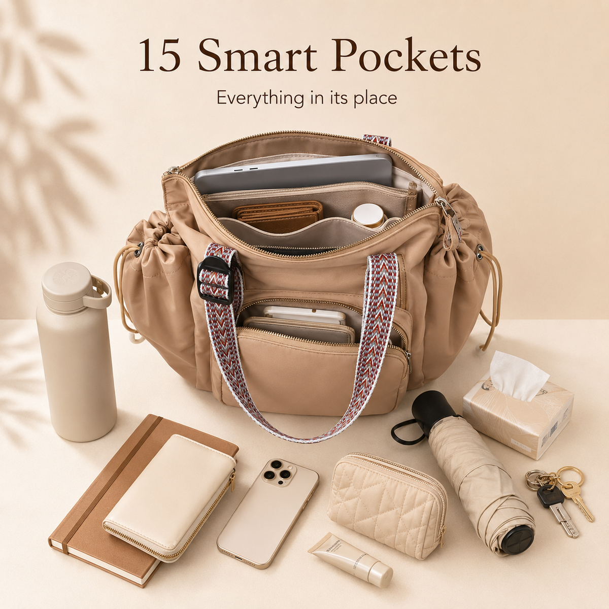 👜Extra-Large Capacity Multifunctional Travel Bag – 3 Ways to Carry👜