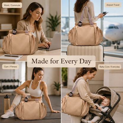 👜Extra-Large Capacity Multifunctional Travel Bag – 3 Ways to Carry👜