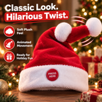 🎅 Singing & Dancing Santa Hat – The Christmas Hat That Steals the Party