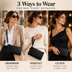 👜Women's 3-in-1 Authentic Leather Wristlet - RFID Blocking👜