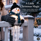🔥 Today 52% OFF - WinterGlow Snowman Icicle Light Decor