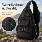 Lightweight Multi-Functional Crossbody Shoulder Bag with Zipper