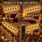 Christmas Reindeer-Shaped Wall Lamp, Suitable for Home Decoration