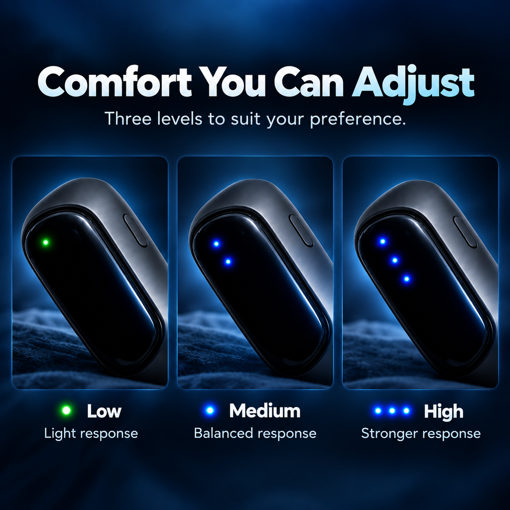 Smart Nighttime Sound Monitor with Gentle Pulse Response