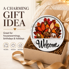 16 Pcs Interchangeable Welcome Sign for Front Door