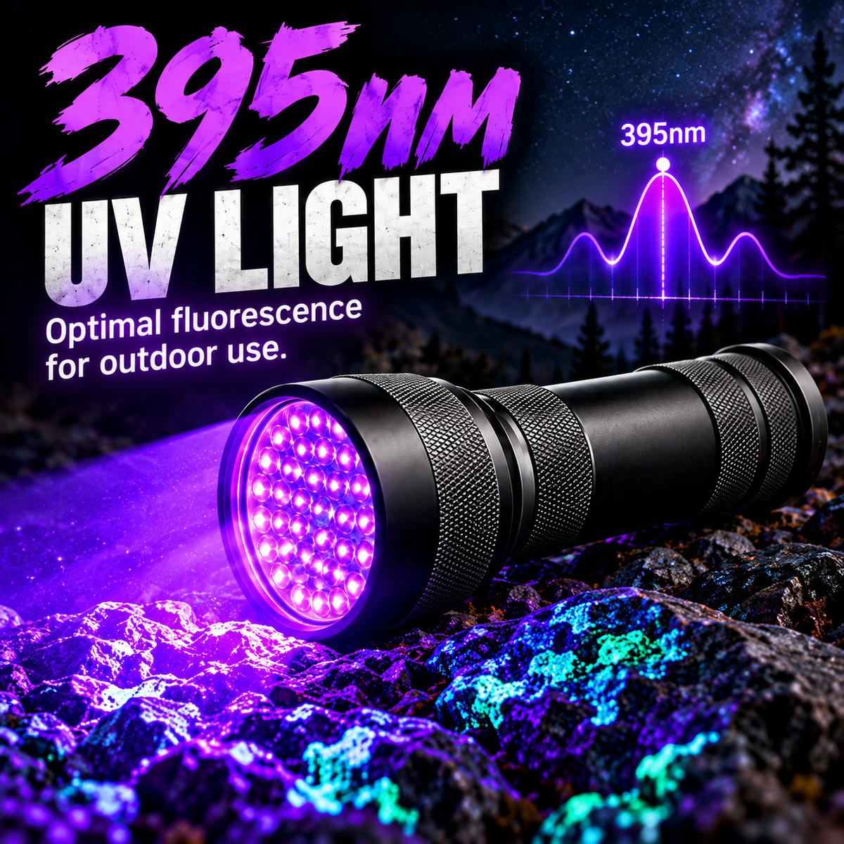 🔦51-LED UV Flashlight — Track Your Prey with Precision🦌
