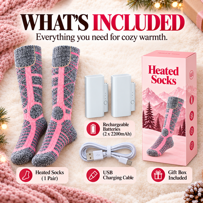 🔥Winter Heated Socks with 3 Heat Settings & Rechargeable Batteries🔥