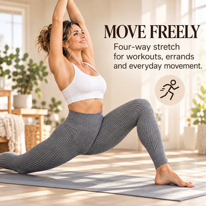 💃Women's Ribbed Yoga Leggings – High Waist & Everyday Comfort💃