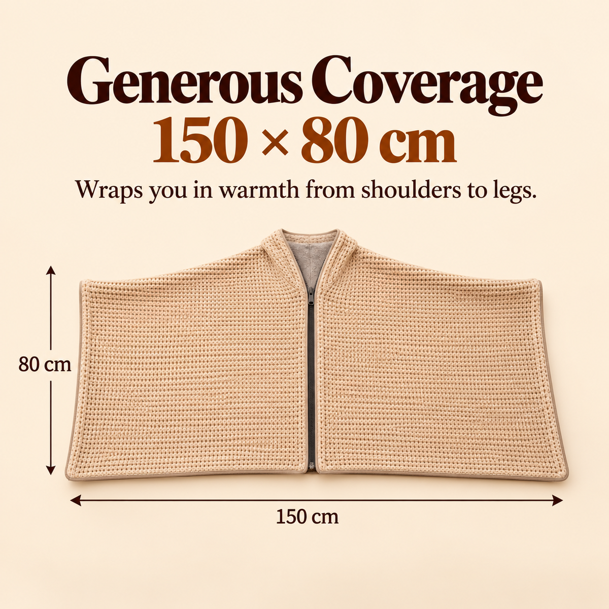 🔥Wearable Heated Shawl Blanket with 6 Heat Levels & Timer🔥