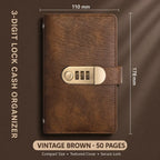Locking Banknote Collection Booklet | Holds 100 Bills