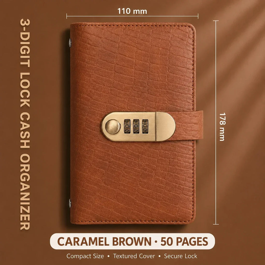 Locking Banknote Collection Booklet | Holds 100 Bills