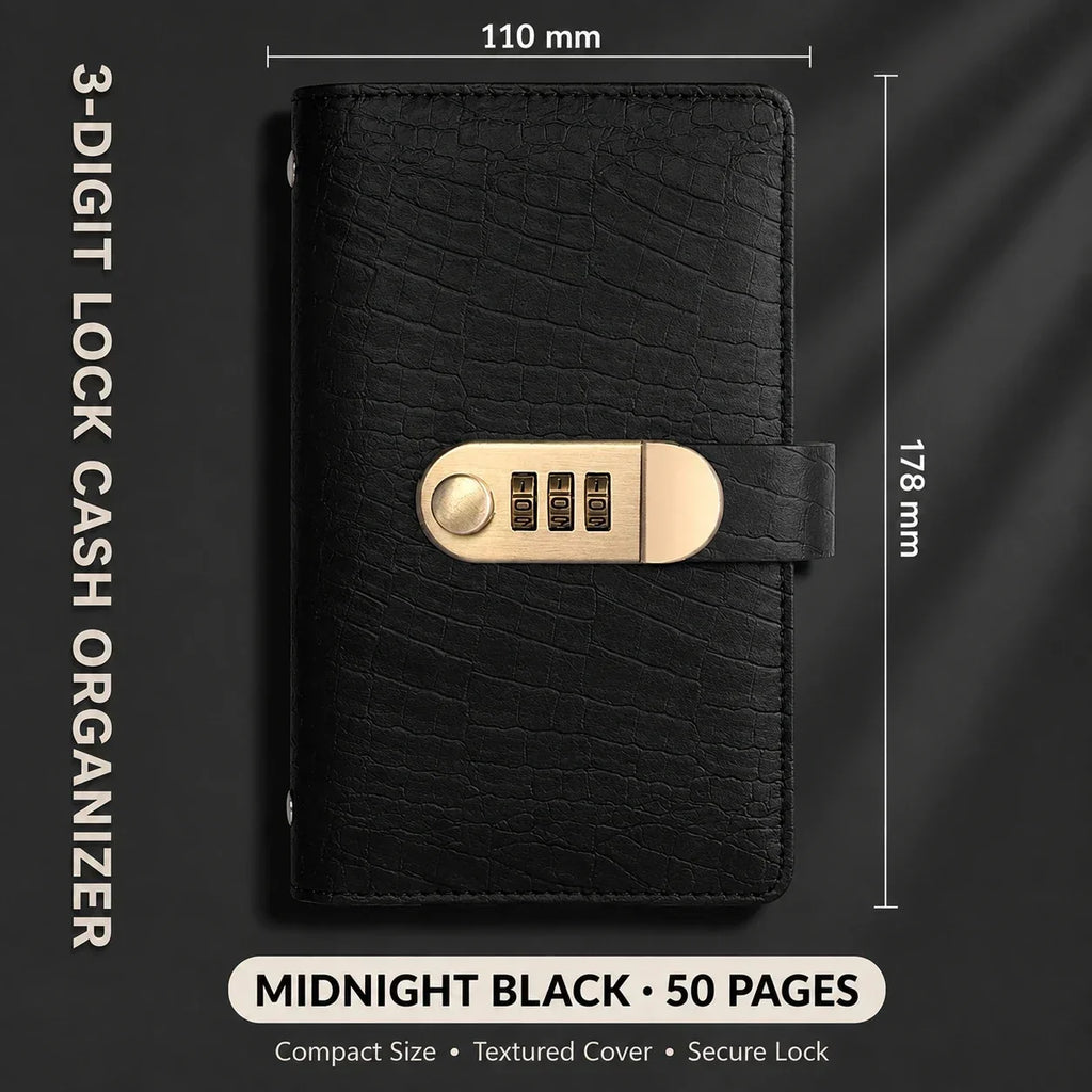 Locking Banknote Collection Booklet | Holds 100 Bills