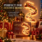 3D Glowing Christmas Wall Decorations - Christmas Magic on the Wall