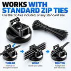 22lbs Strong Magnetic Wire Holders and Cable Organizers