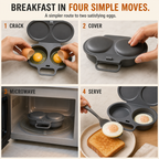 BUY 1 GET 1 FREE🔥🍳 Microwave Omelette Maker – BPA-Free Non-Stick Egg Cooker for Quick & Easy Breakfasts