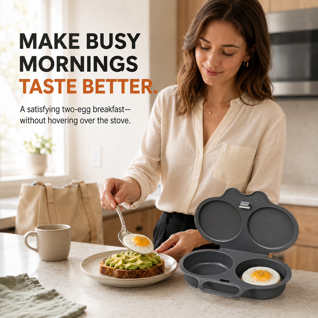 BUY 1 GET 1 FREE🔥🍳 Microwave Omelette Maker – BPA-Free Non-Stick Egg Cooker for Quick & Easy Breakfasts